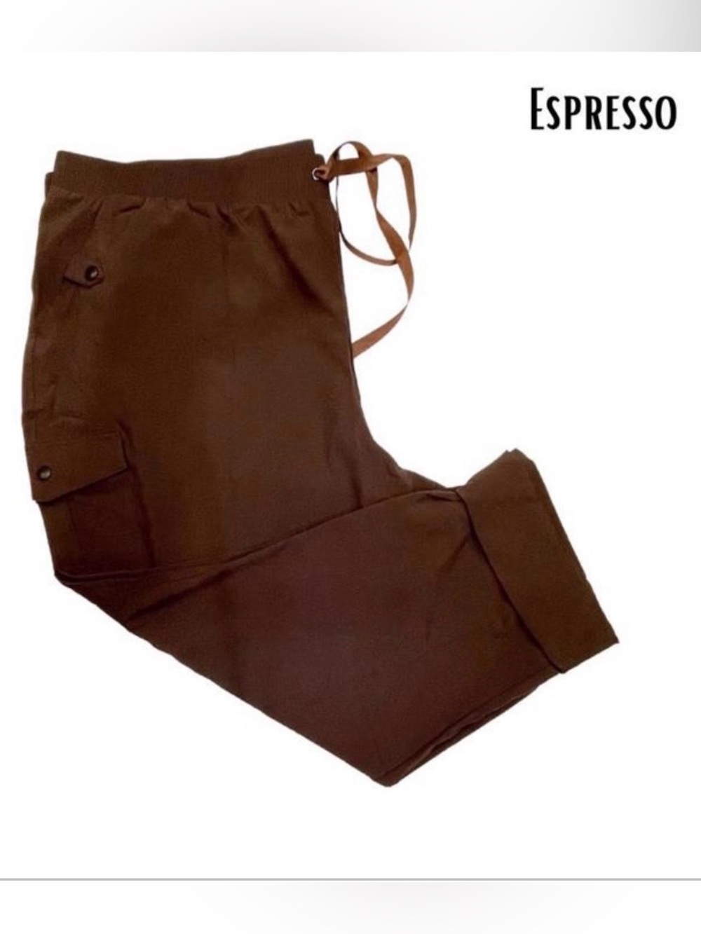 Lularoe XXS NWT Sawyer Espresso Utility Pants